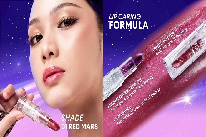 Lip Galaxy dari Animate, Pesona Red Mars yang Bikin Bibir Makin Bersinar