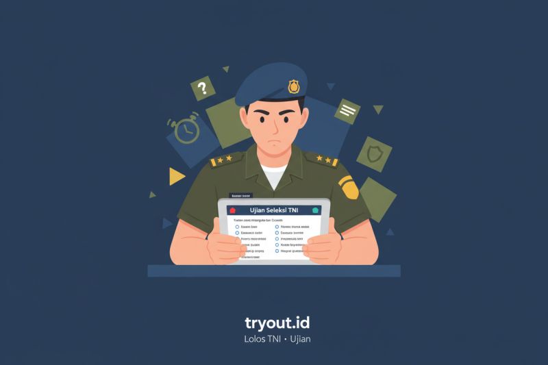 Tips Persiapan Tes Masuk TNI/POLRI dengan Tryout Soal Online yang Terstruktur dan Efektif